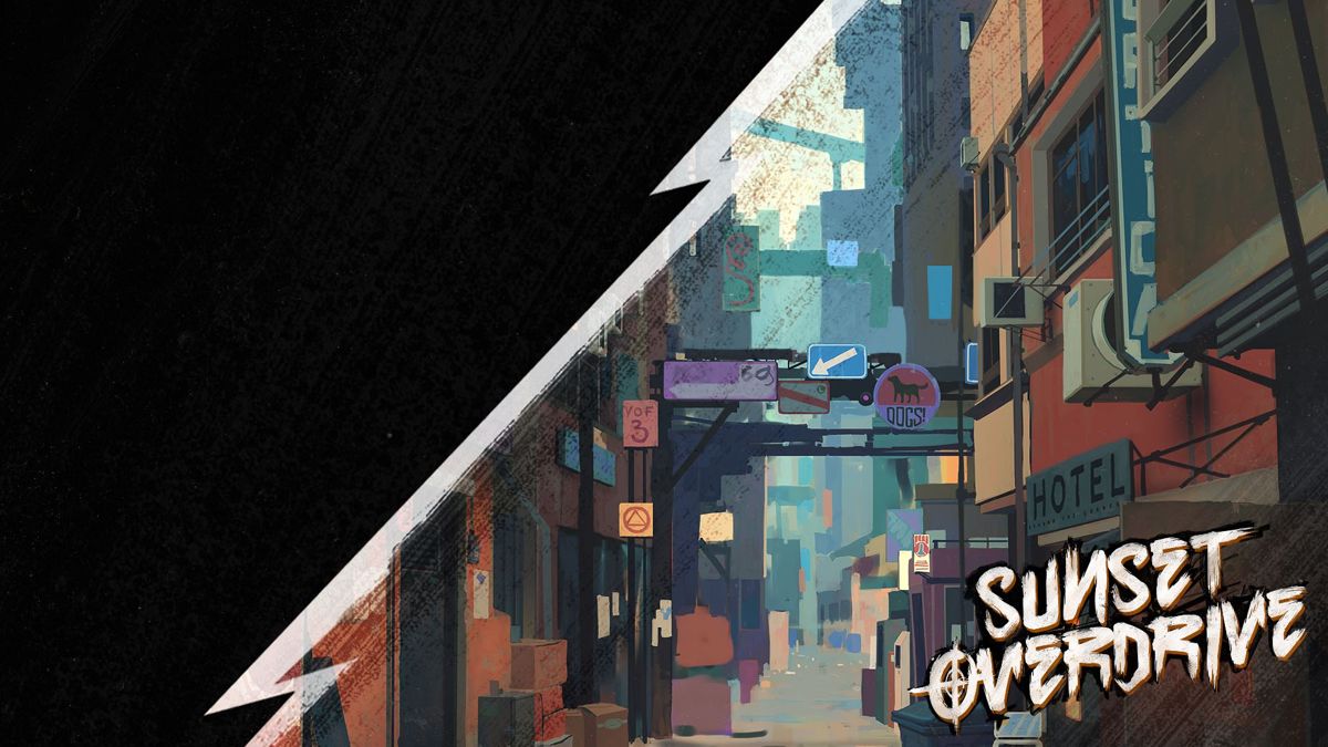 Sunset Overdrive Other (Official Xbox Live achievement art): Chaos in Downtown
