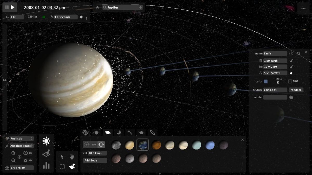 Universe Sandbox Screenshot (Steam Store page)