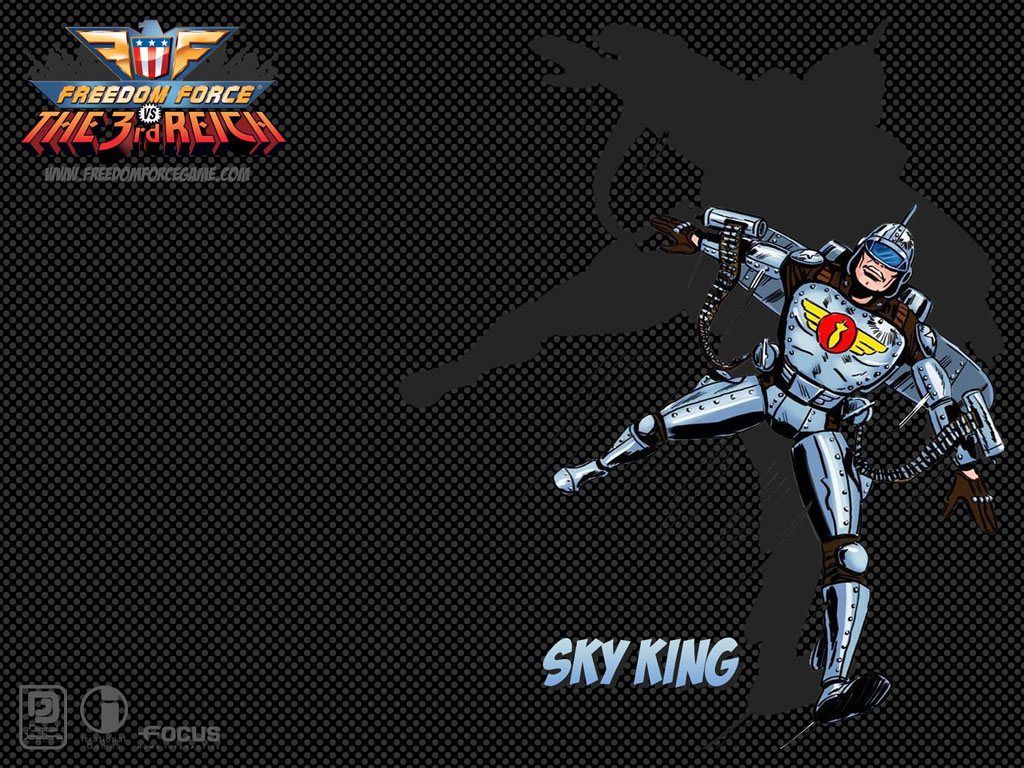 Freedom Force vs The 3rd Reich Wallpaper (Official website wallpapers): Sky King