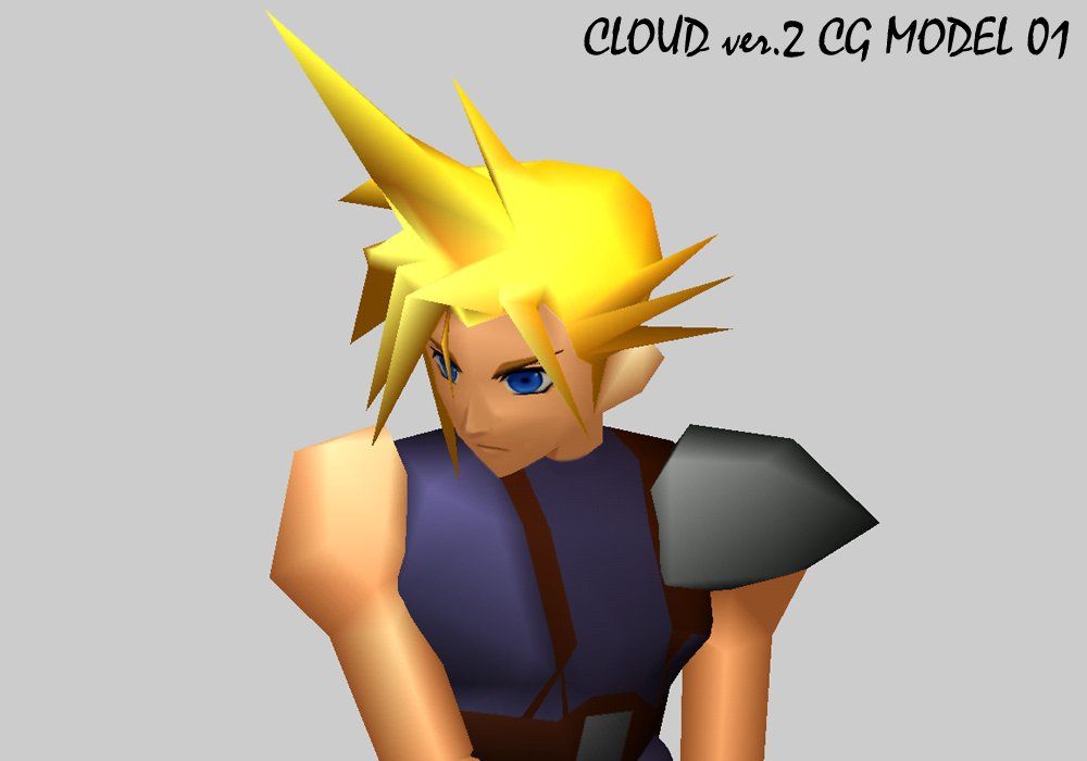 FF7　クラウド Cloud & P900iV Phone Art - Final Fantasy VII: Advent