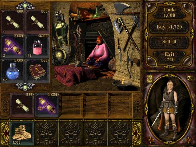 Rage of Mages II: Necromancer Screenshot (Monolith Productions website, 2000)