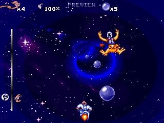Earthworm Jim 1 & 2: The Whole Can 'O Worms Screenshot (Playmates Interactive Entertainment website, 1997): Race