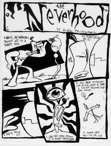 The Neverhood Concept Art (The Neverhood <a href="http://www.neverhood.se/olde/nev/index.html">official archived site</a>): Super Special Comic Zero downloaded from Doug TenNapel's official site