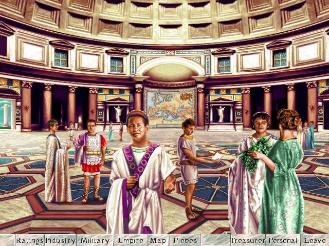 Caesar II Screenshot (Sierra On-Line website, 1996)