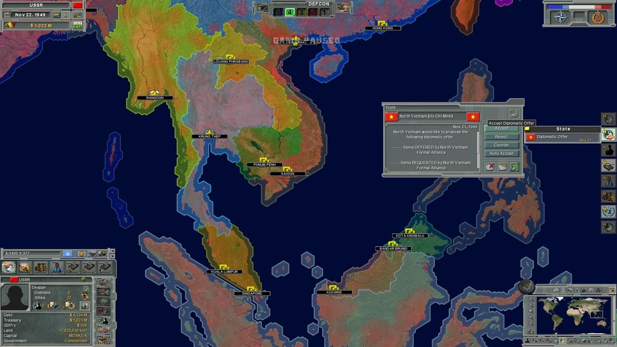 Supreme Ruler: Cold War Screenshot (Steam)