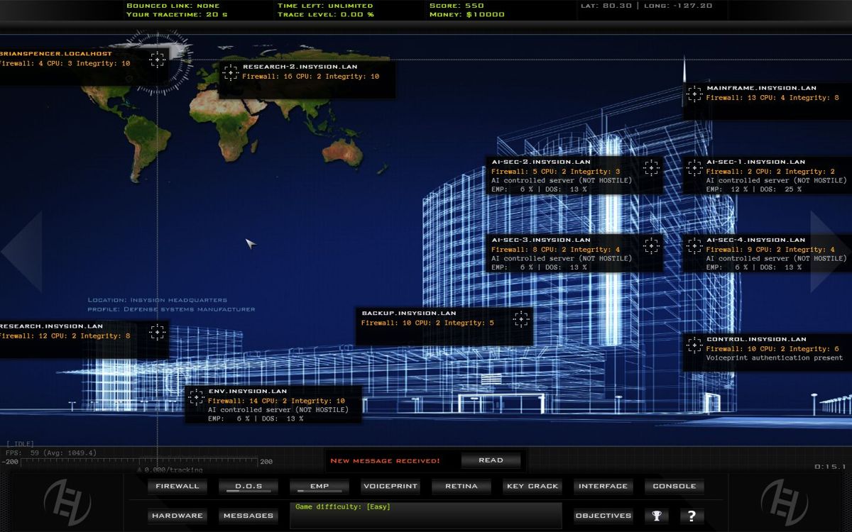 Hacker Evolution: Duality Screenshot (Steam)