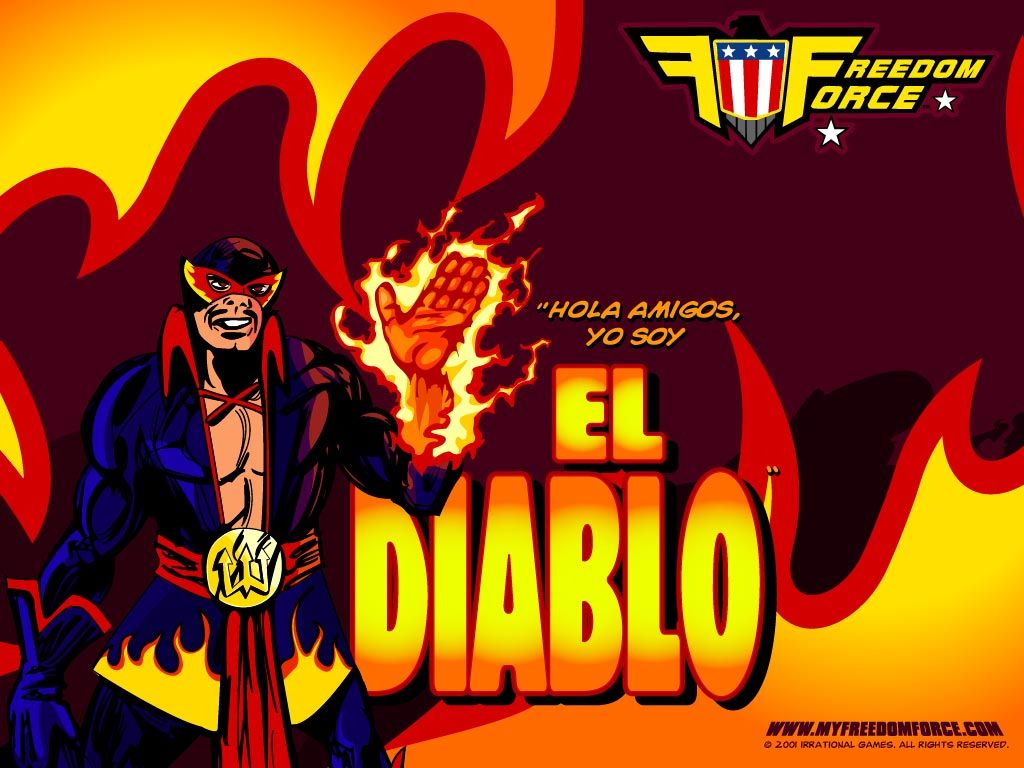 Freedom Force Wallpaper (Official website wallpapers): El Diablo