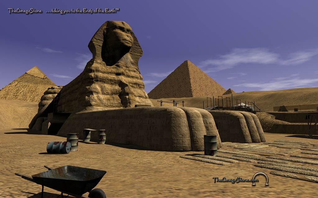 The Omega Stone: Riddle of the Sphinx II Wallpaper (Official website wallpapers): Sphinx while Day