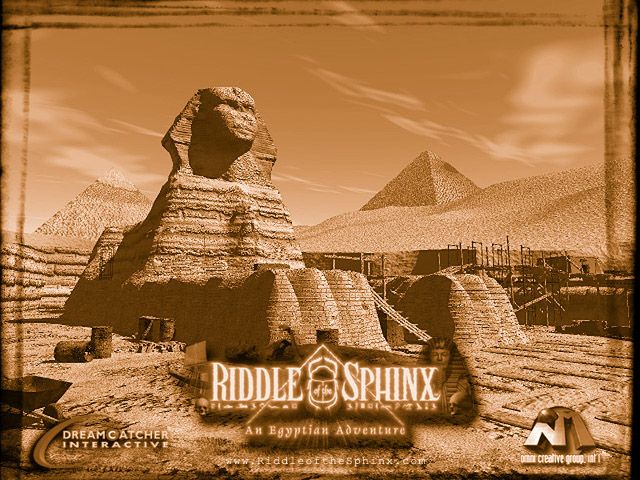 Riddle of the Sphinx: An Egyptian Adventure Wallpaper (Official website wallpapers): Sphinx Sepia