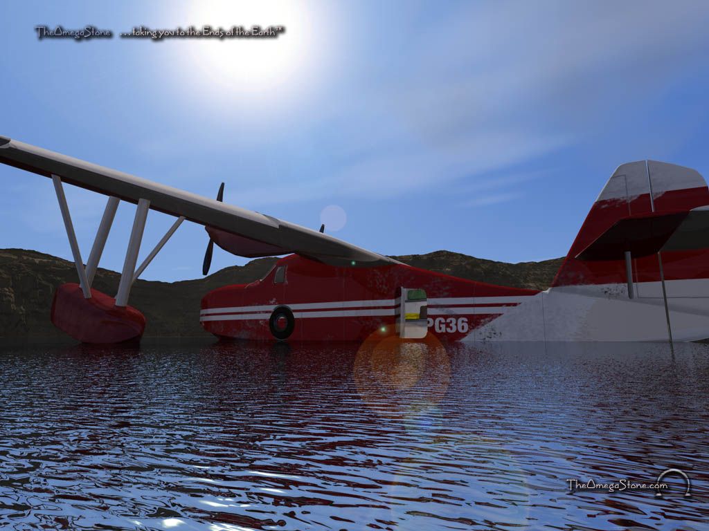 The Omega Stone: Riddle of the Sphinx II Wallpaper (Official website wallpapers): Seaplane