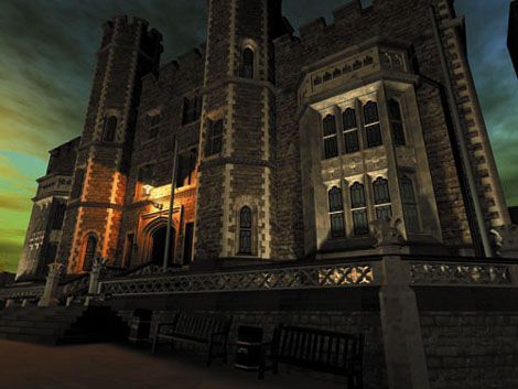 Traitors Gate Screenshot (Official website): Fuse The Fusiliers Museum at night