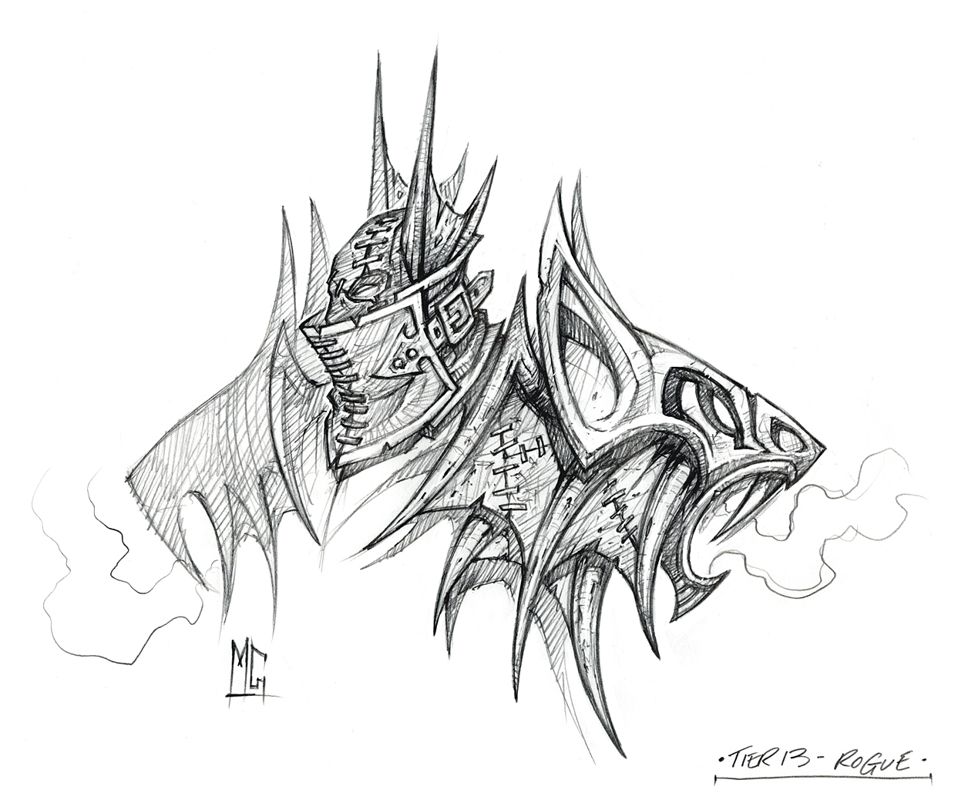 World of WarCraft: Mists of Pandaria Concept Art (Battle.net, World of Warcraft page (2016)): Tier 13, Rogue