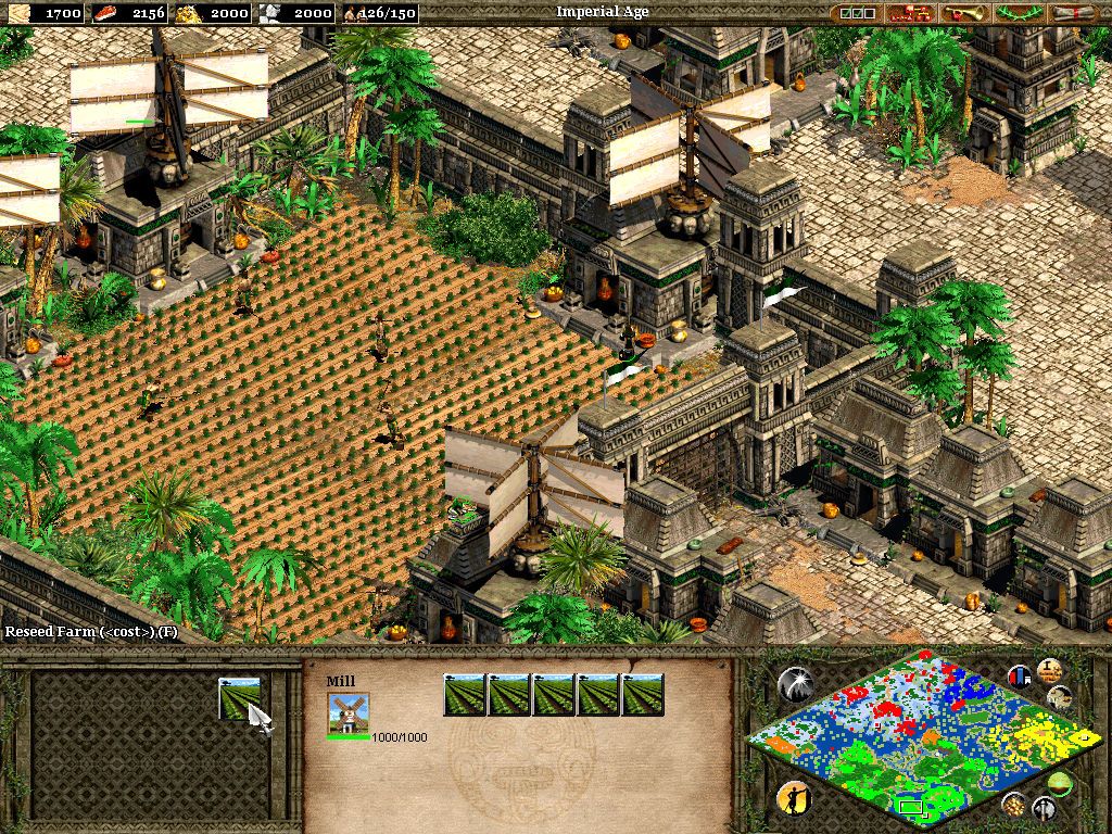 Age of Empires II: The Conquerors Screenshot (Ensemble Studios website, 2000): Central American Town