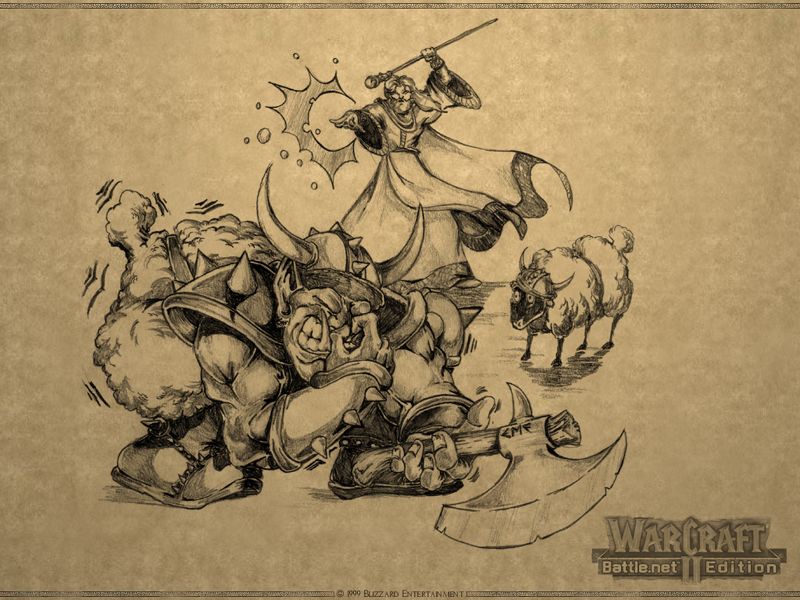 WarCraft II: Battle Chest Wallpaper (Battle.net, 2000): Polymorph