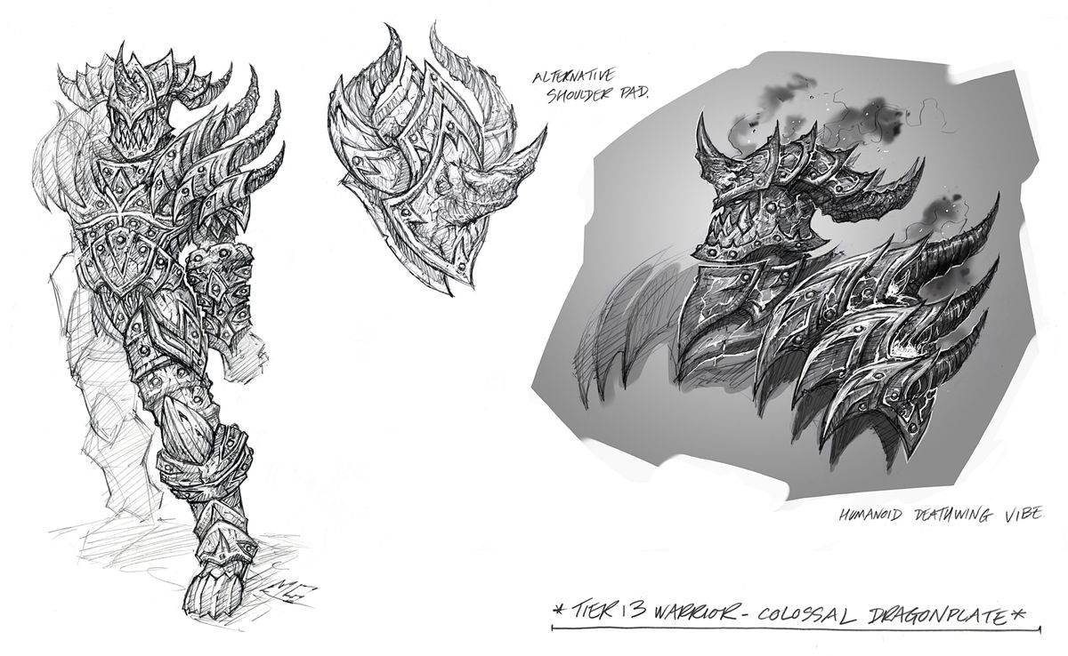 World of WarCraft: Mists of Pandaria Concept Art (Battle.net, World of Warcraft page (2016)): Tier 13, Warrior