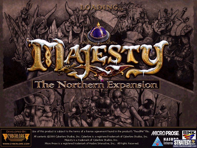 Majesty: The Northern Expansion Screenshot (StrategyPlanet preview, 2001-03-20): "Look! Snow!"