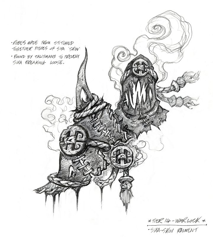 World of WarCraft: Mists of Pandaria Concept Art (Battle.net, World of Warcraft page (2016)): Tier 14, Warlock