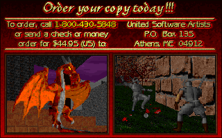 Amulets & Armor Screenshot (Shareware v1.0, 1996-10-15)