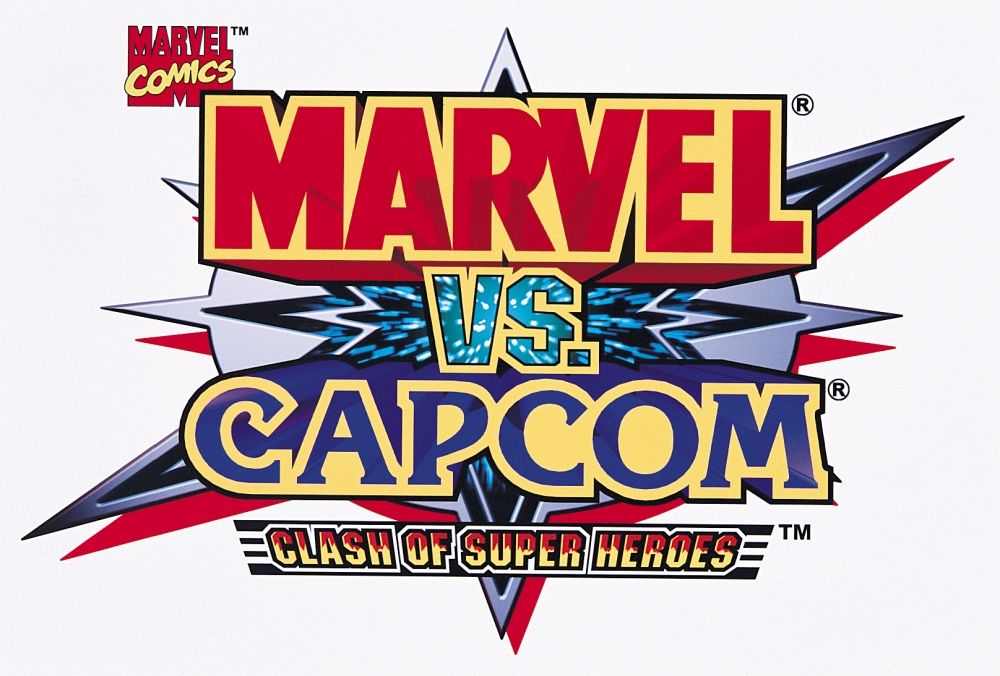 Marvel vs. Capcom: Clash of Super Heroes Logo (Official Press Kit - Character Art, Logo & Cover Art)