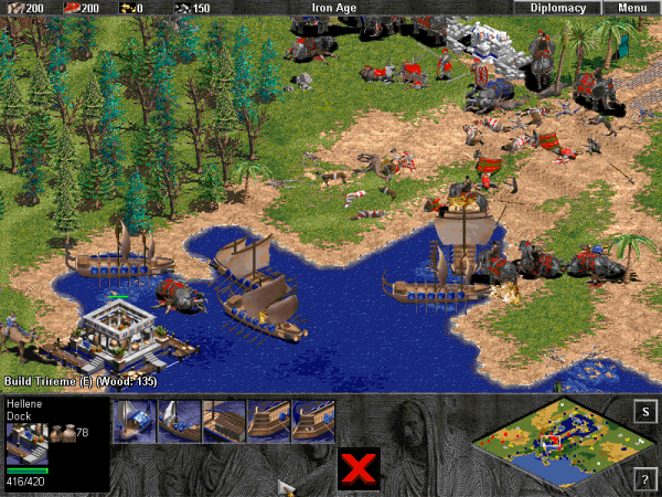 Age of Empires: The Rise of Rome Screenshot (Ensemble Studios website, 2000)