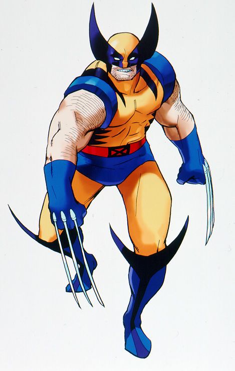 Marvel vs. Capcom: Clash of Super Heroes Concept Art (Official Press Kit - Character Art, Logo & Cover Art): Wolv