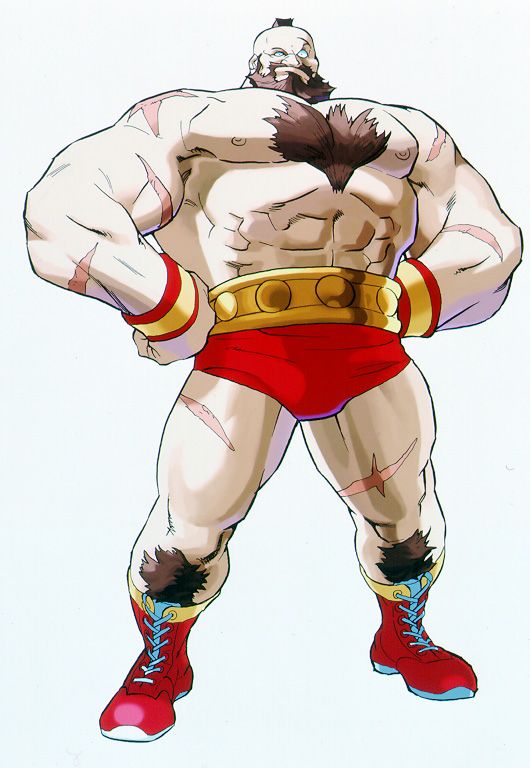 Marvel vs. Capcom: Clash of Super Heroes Concept Art (Official Press Kit - Character Art, Logo & Cover Art): Zan