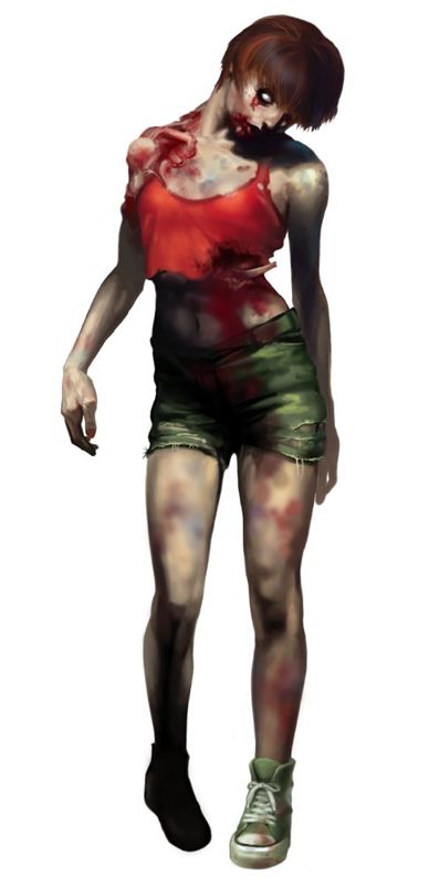 Resident Evil 2 Concept Art (Virgin Interactive ECTS 1999 Press Kit): Woman