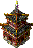 The Settlers III Render (Official website, 1998): Asian temple