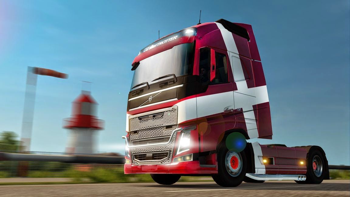 Euro Truck Simulator 2: Danish Paint Jobs Screenshot (blog.scssoft.com, official blog of SCS Software)