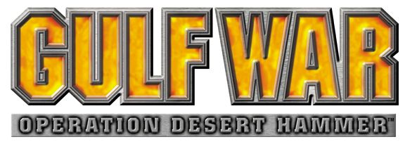 Gulf War: Operation Desert Hammer Logo (Ubisoft Fall-Winter 1999 Press Kit)
