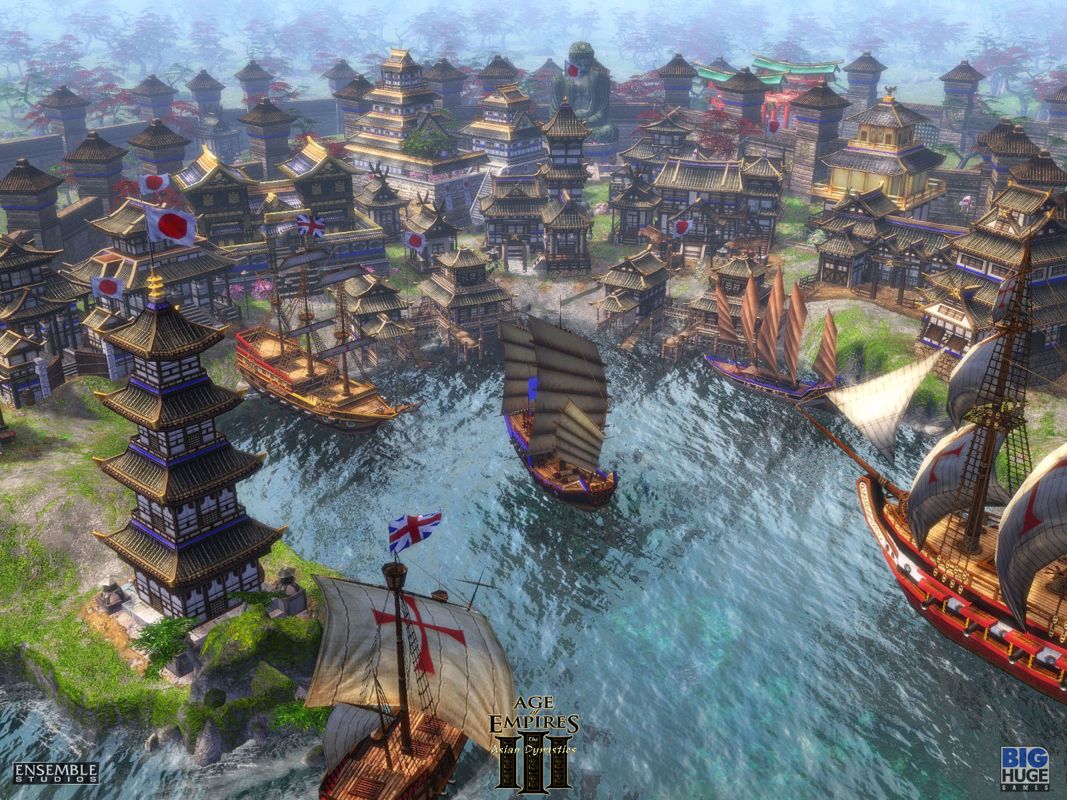 Age of Empires III: The Asian Dynasties Wallpaper (Official Ensemble Studios archived site)