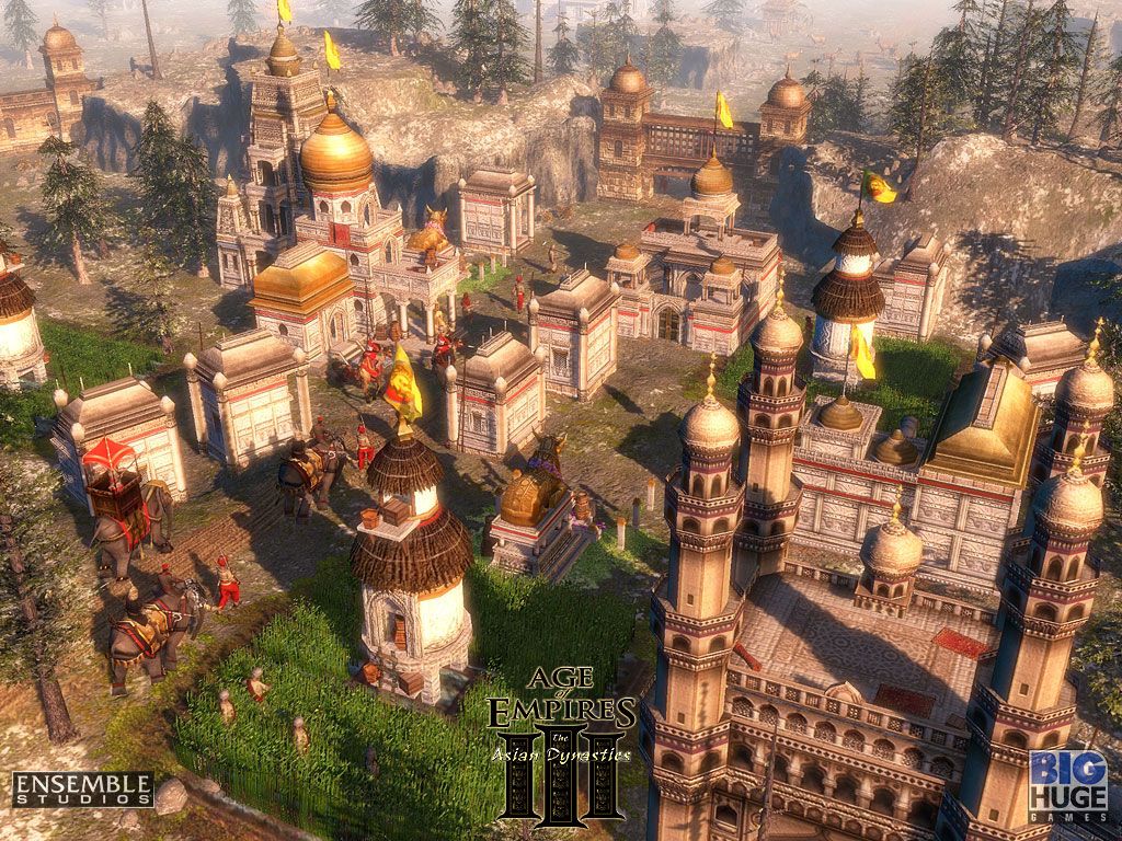 Age of Empires III: The Asian Dynasties Wallpaper (Official Ensemble Studios archived site)