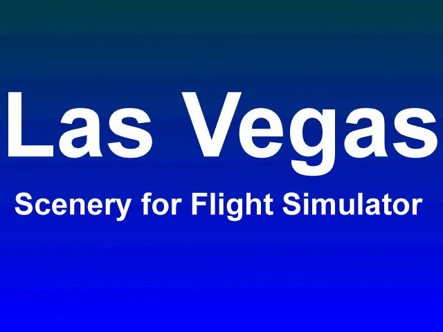 Las Vegas Scenery for Microsoft Flight Simulator 5 Screenshot (Apollo promotional video clips 1995-08-23): Video Title Intro