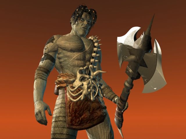 Planescape: Torment Render (Official Press Kit - Character Renders, Wallpapers and Logo)