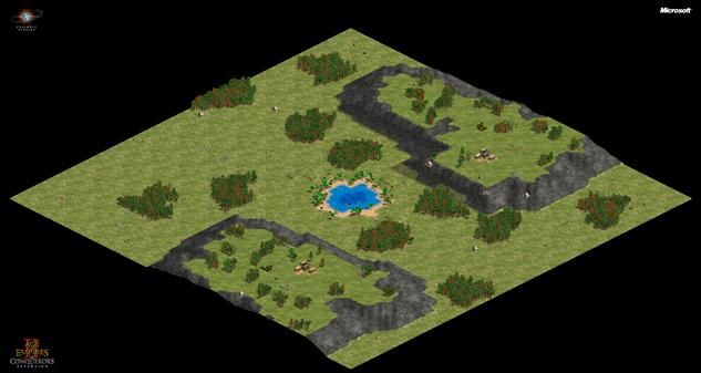Age of Empires II: HD Edition - The Forgotten Screenshot (Official page - 12 New Maps): Acropolis