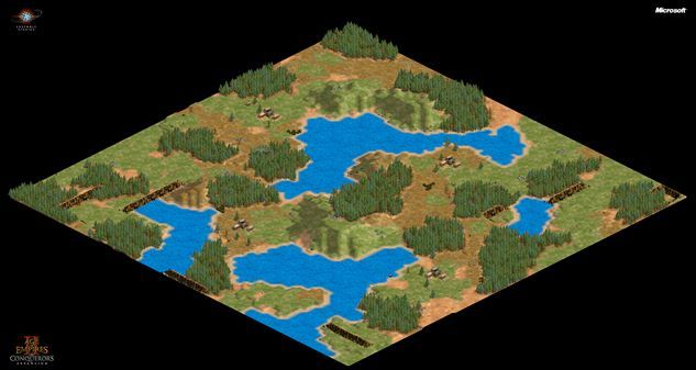 Age of Empires II: HD Edition - The Forgotten Screenshot (Official page - 12 New Maps): Budapest