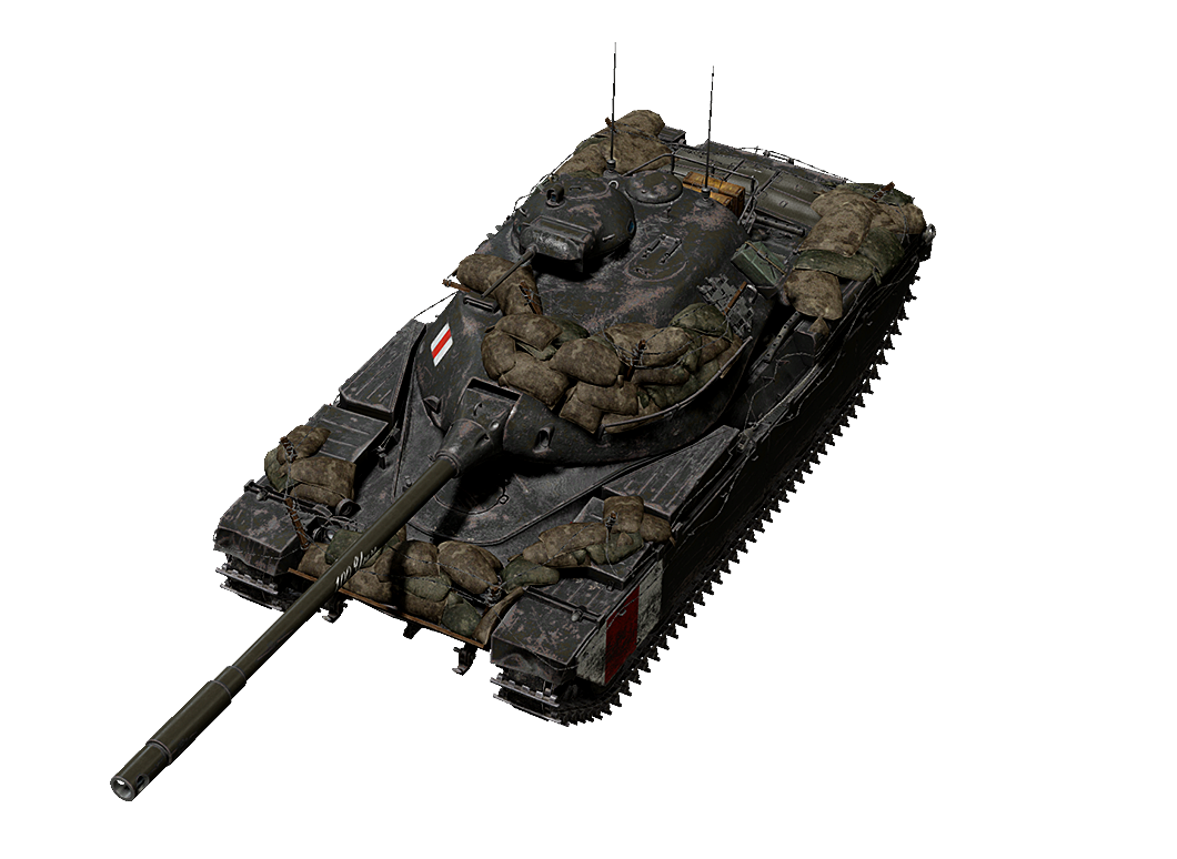 World of Tanks Render (Official Website, Tankopedia (2016)): U.K. - Centennial Chieftain/T95