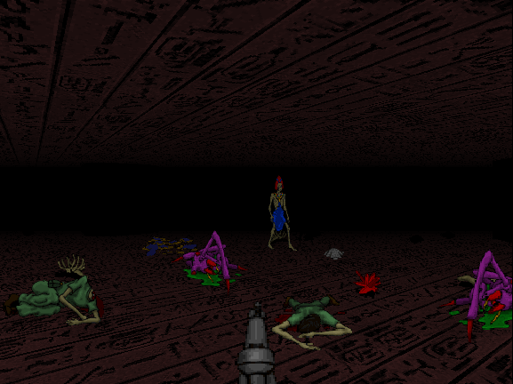 Pathways into Darkness Screenshot (Bungie Studios website, 1996): The Lucky Ones Died First