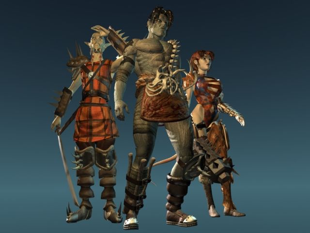Planescape: Torment Render (Official Press Kit - Character Renders, Wallpapers and Logo): Group1