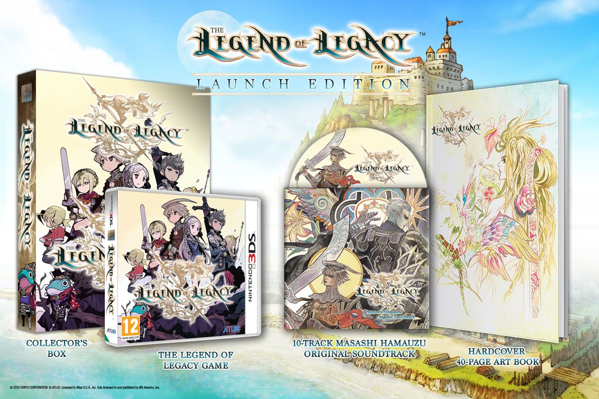 The Legend of Legacy (Launch Edition) Other (NIS America - Europe Online Store): Launch Edition contents