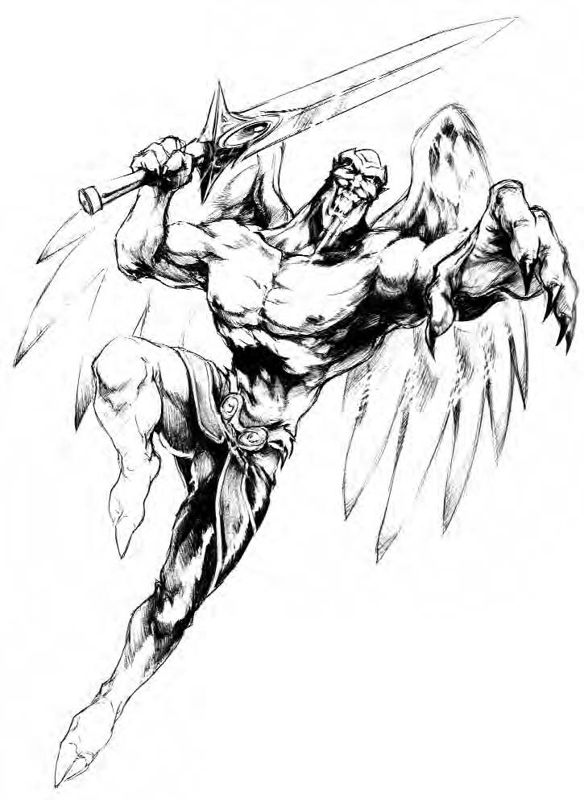 Dungeon Keeper 2 Concept Art (Manual illustrations): Dark Angel