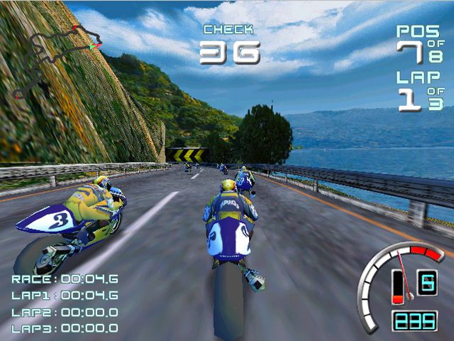 Suzuki Alstare Extreme Racing Screenshot (Ubisoft Fall-Winter 1999 Press Kit)