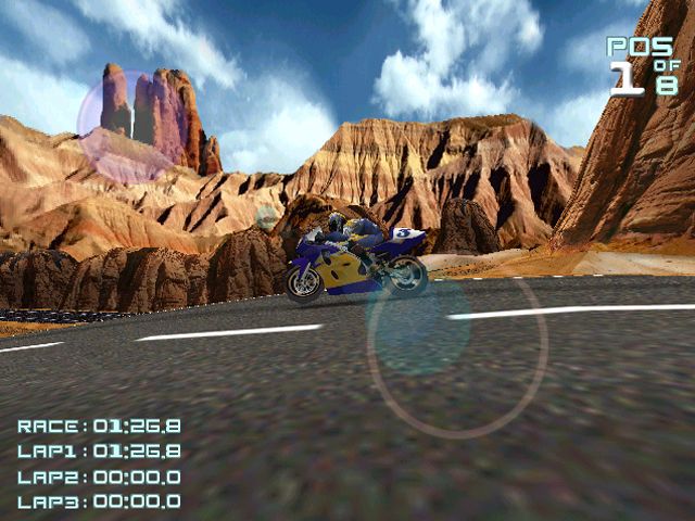 Suzuki Alstare Extreme Racing Screenshot (Ubisoft Fall-Winter 1999 Press Kit)