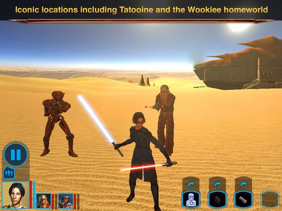 Star Wars: Knights of the Old Republic Screenshot (Apple (ipad))