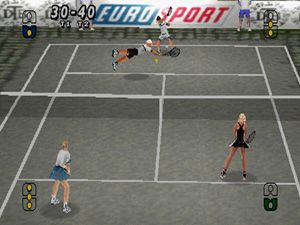 All Star Tennis '99 Screenshot (Ubisoft Fall-Winter 1999 Press Kit)