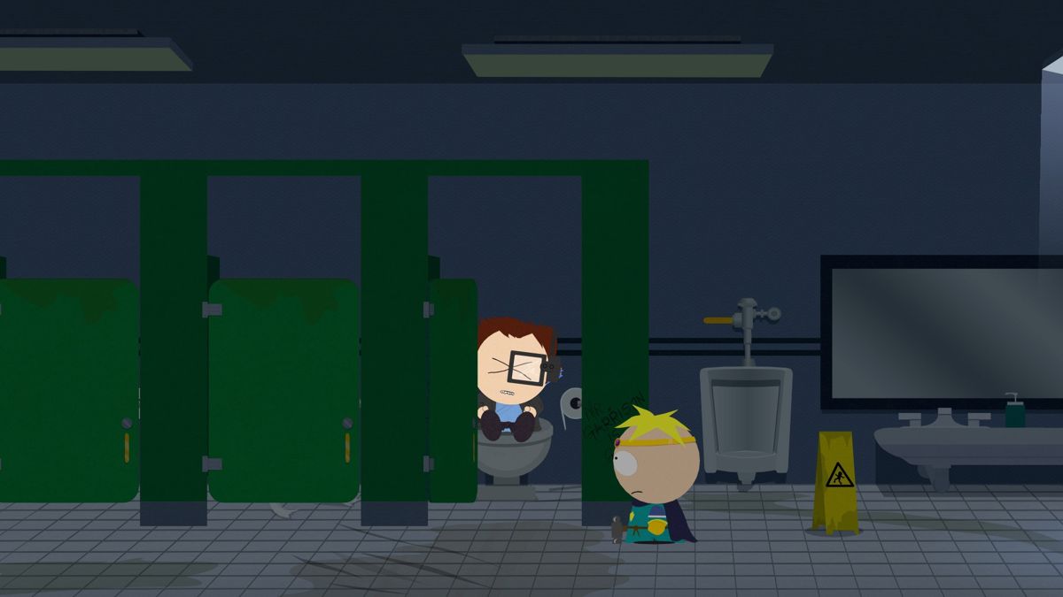 South Park: The Stick of Truth Screenshot (ubisoft.com, official website of Ubisoft): Off course this game is full of jokes.