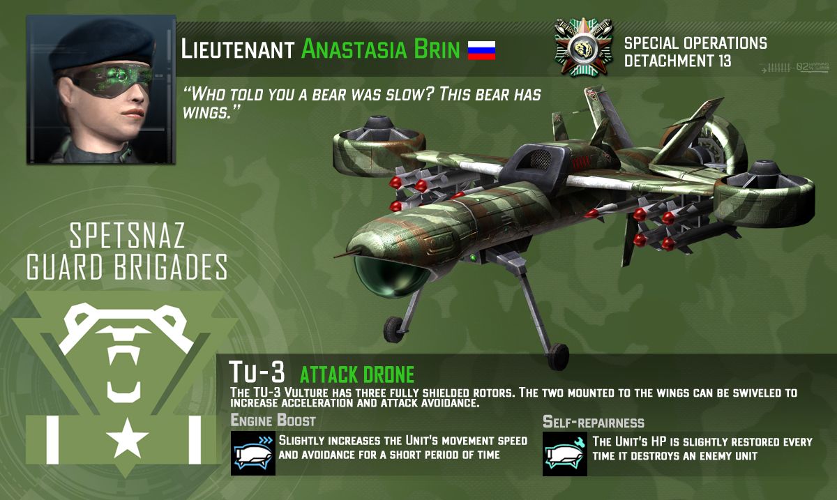 Tom Clancy's EndWar Online Concept Art (Official website artwork): Russion Hero Drone