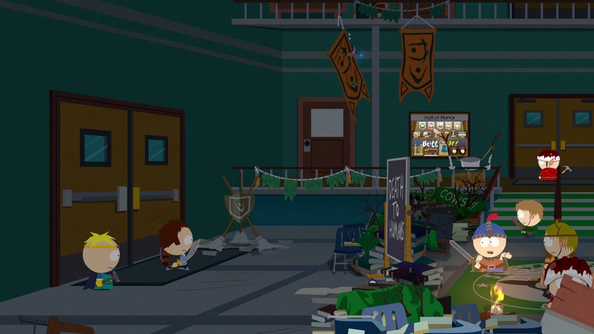 South Park: The Stick of Truth Screenshot (ubisoft.com, official website of Ubisoft): Butters and Stan are in different factions.