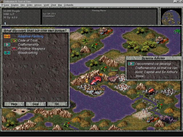 Civilization II: Test of Time Screenshot (Hasbro ECTS 1999 Press CD)