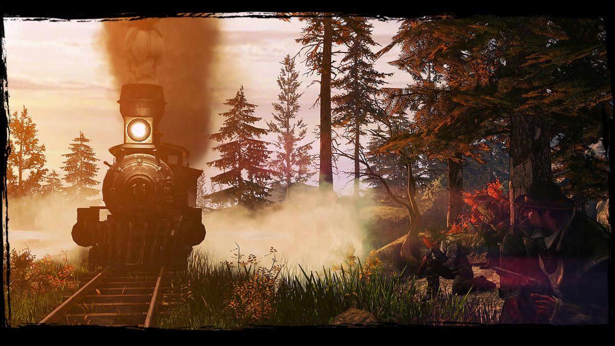 Call of Juarez: Gunslinger Screenshot (ubisoft.com, official website of Ubisoft): Planning a train robbery.